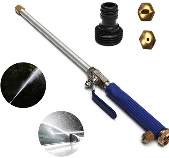 Hogedrukspuit - Hoge druk spuit - Plantspuit - Waterjet - Hogedrukreiniger - Tuin - Waterspuit - Hogedruk pistool - Spuitmond - Waterspuit - Opzetstuk Tuinslang - 2 Spuitmond