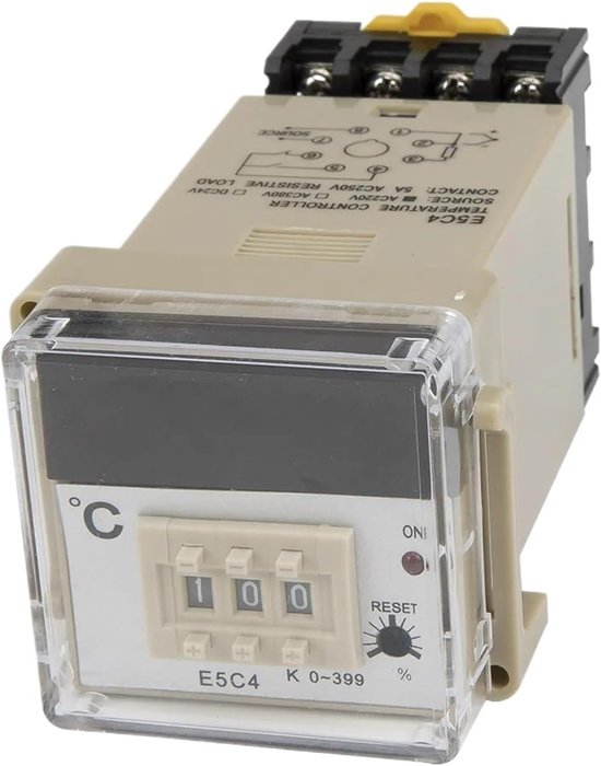 Akozon digitale PID-temperatuurregelaar MC701 digitale PID-temperatuurregelaar K type PT100 sensoringangrelais SSR-uitgang