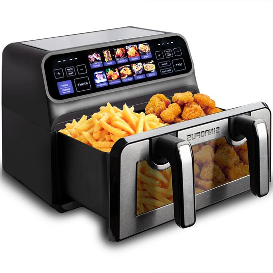 Digitale Airfryer XXL 10L Sinaopus 802 - Heteluchtfriteuse - Digitale - €101,00
