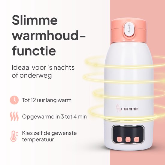 Chauffe- Bébé en route Mammie ThermoGO Thermos - Sans fil - Toutes marques - 500 ml