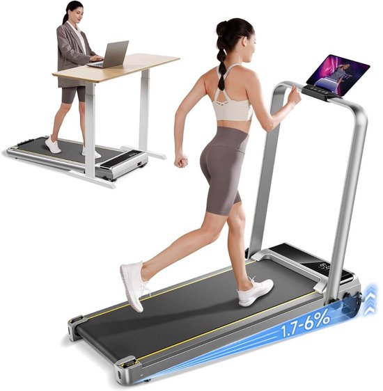 CLGP® Loopband Inklapbaar 8 km/u Grijs 140 kg - CLGP® - €549,95