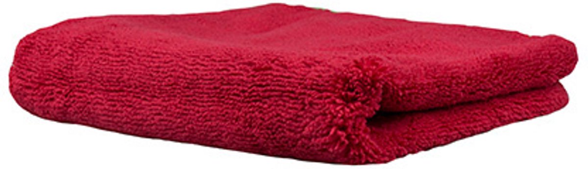 FLUFFER MICROVEZEL SUPER DOEK ROOD - GROEN (60 X 40 CM)