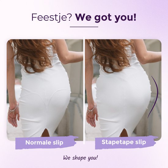 Naadloze High waist slip voor Dames - Wit - Maat XL - Set van 3 - Shapetape - Ultrazacht - Naadloos ondergoed dames - Seamless ondergoed dames - Invisible string - Dames slip - onzichtbaar ondergoed