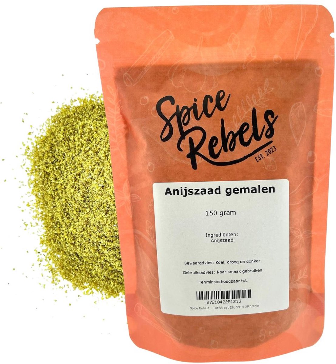 Goedkoopste Spice Rebels - Anijszaad gemalen - zak 150 gram