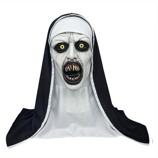 The Nun masker - Non masker - Horror masker - Eng masker - Enge maskers - Halloween masker - Scary masker - Carnaval masker - The Nun - Spook masker - Killer clown masker
