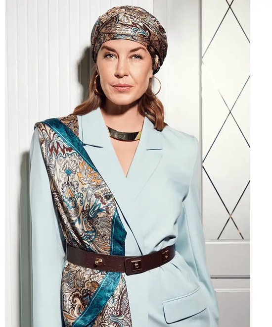 écharpe en soie - Bella Ballou - Coiffure Christine - Chimio - Alopécie