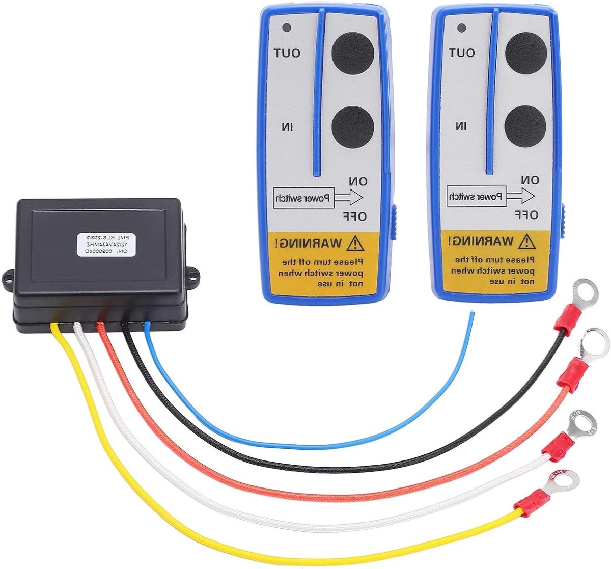 Allecto Plus - Draadloze Afstandsbediening Set voor Auto Lier - Geschikt voor Truck SUV - 75ft Bereik - Universeel - 12V 24V - Inclusief 2 Handsets