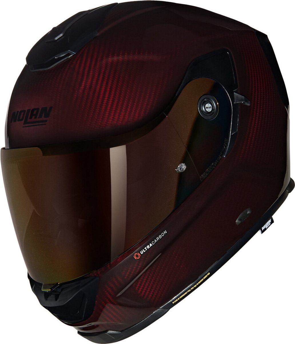 Nolan X-903 Ultra Liquido 326 Rood Glossy Integraalhelm - Maat S - Helm