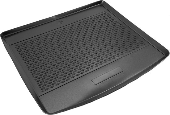 Tapis de coffre noir avec profil en nid d'abeille et bord surélevé