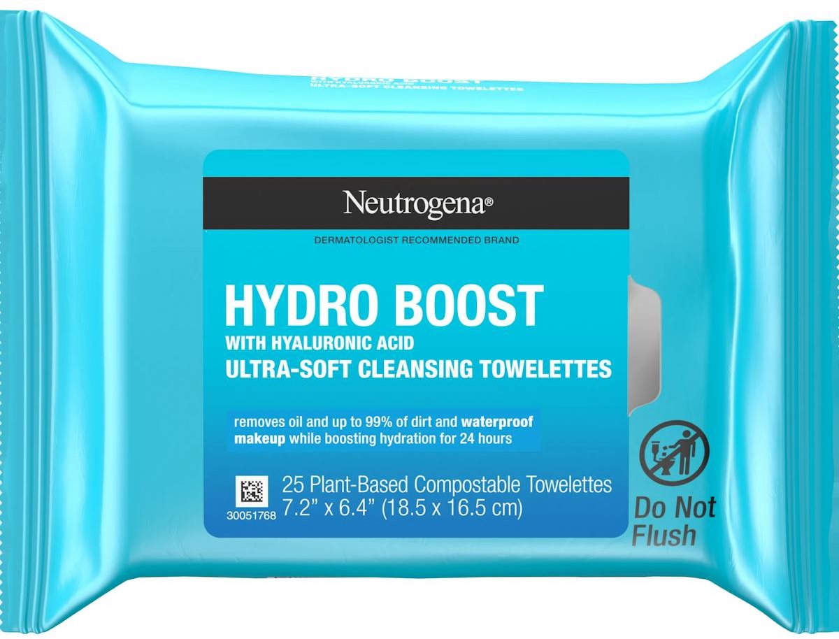 Neutrogena Hydro Boost Face Wipes - Make-up reinigingsdoekjes - Met hyaluronzuur