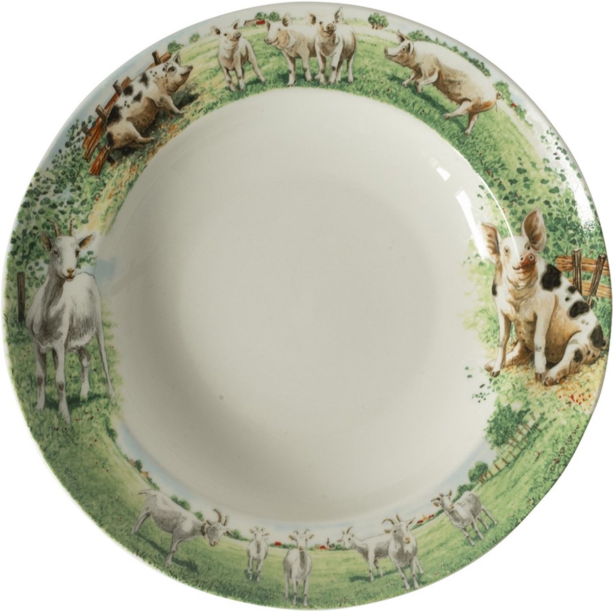 Wiebe's Farm Diep bord geit varken 6st