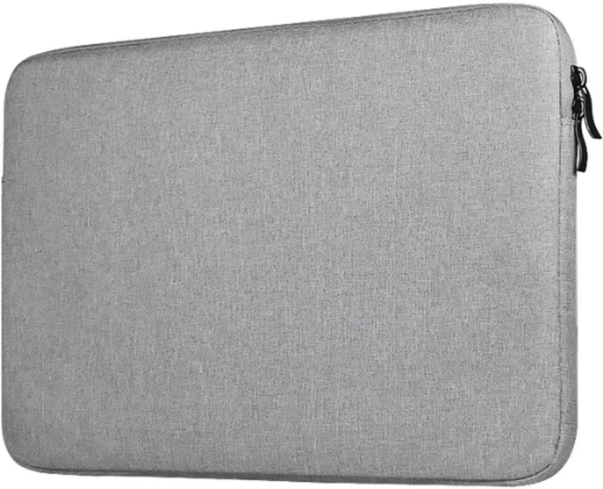 George Napoli Laptophoes 15.6 inch - SoftTouch - Neopreen sleeve met rits - Fleecebescherming