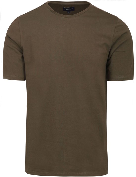 Adapté - T-shirt Respect Jim Olive Green - Homme - Taille L - Coupe moderne