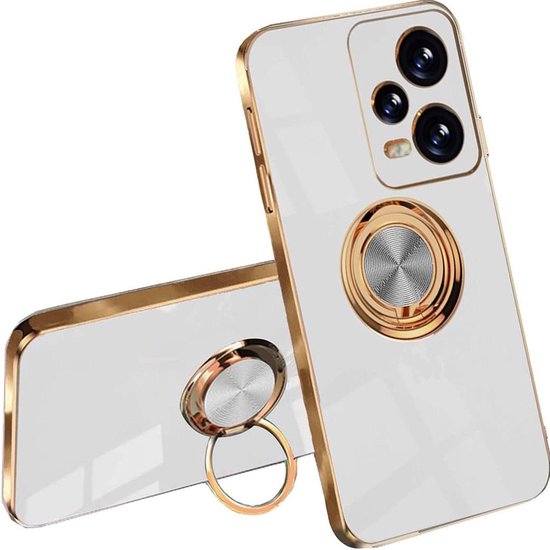 YUXING Magnetische Hülle für Xiaomi Redmi Note 15 5G, Handy Ringhalter Robuste Stoßfeste Armor-Schutzhülle, Kratzfest, robust und langlebig-Black