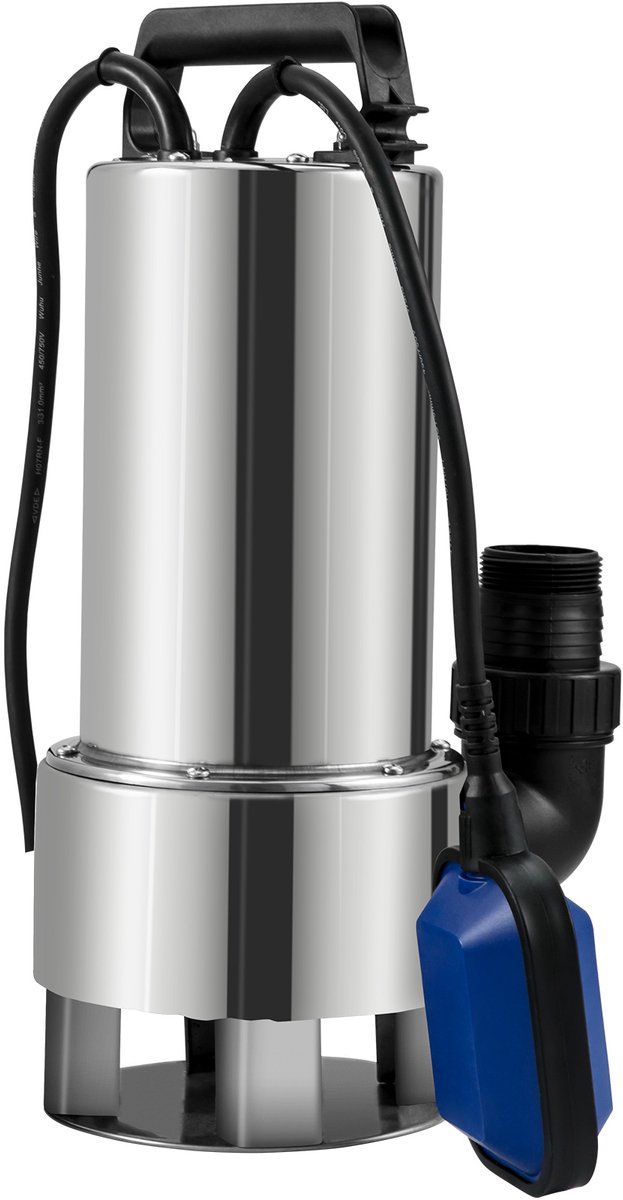 Dompelpomp - Waterpomp - Pomp - Vuilwaterpomp - 1300W - RVS - 20000L/H - met 10 Meter Snoer - voor Kelder, Zwembad en Vijver – foto 2
