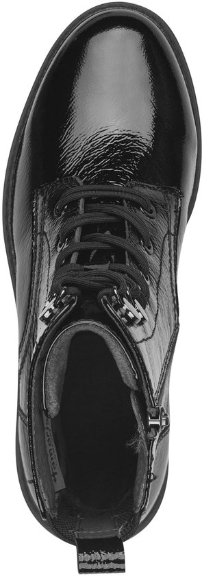 Tamaris Bottes à lacets à lacets Laque noir - Taille 37