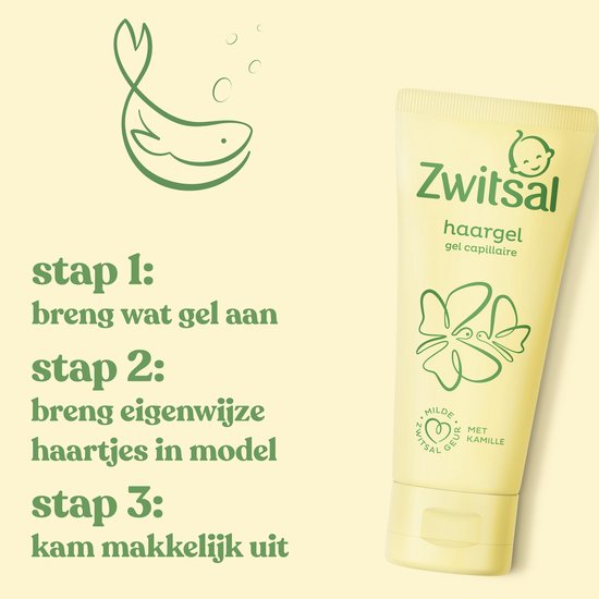 Zwitsal Haargel - Baby - makkelijk uitkambaar en laat het haar heerlijk ruiken - 6 x 100 ml van Zwitsal — afbeelding 3