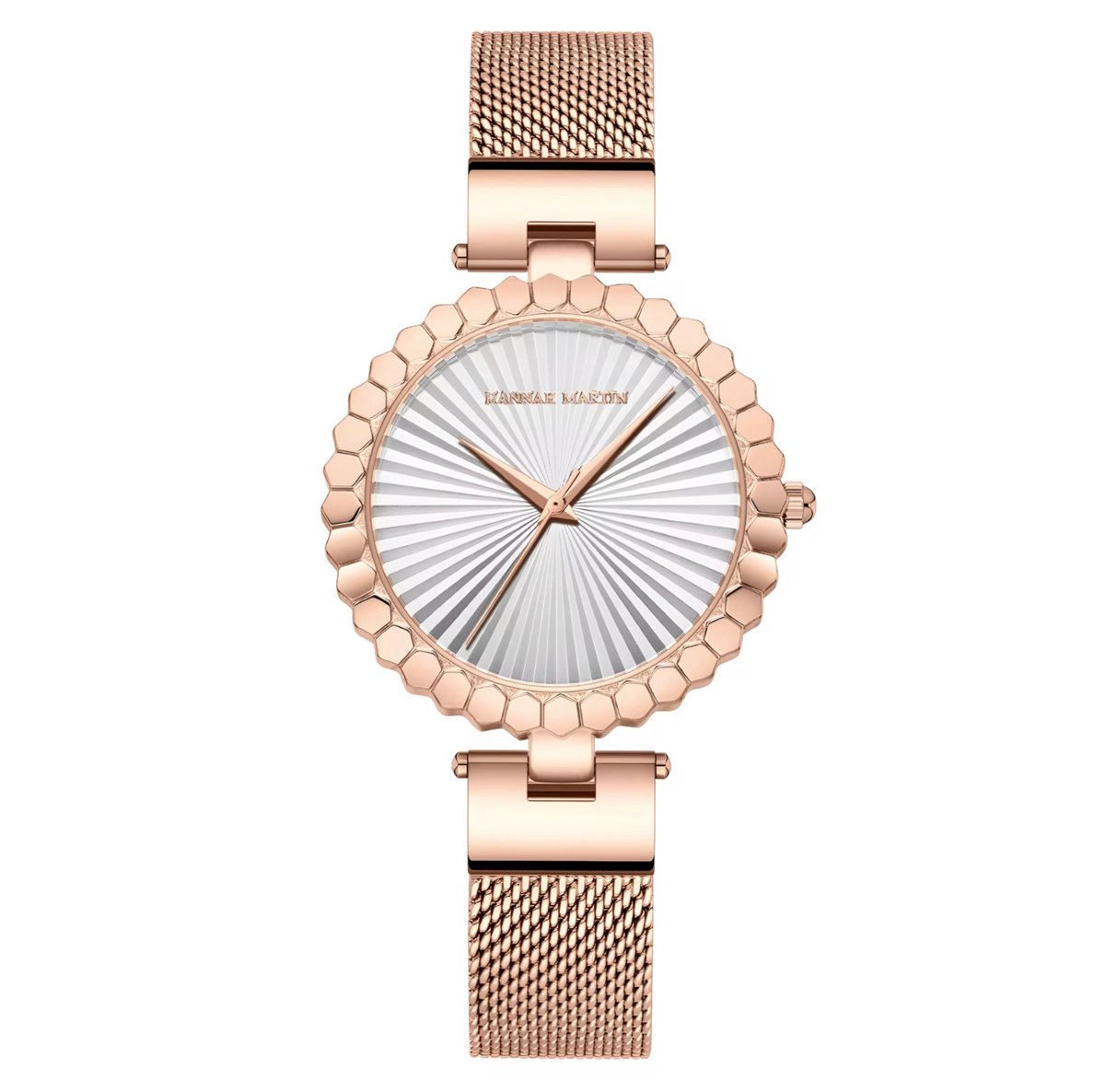 Hannah Martin Elegante Dames Horloge | Rosékleurig | Dames Horloges | Horlogedoos | Borasi | Dames Sieraden |