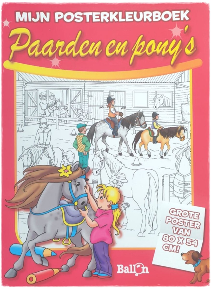 Mijn Posterkleruboek: Paarden En Pony's