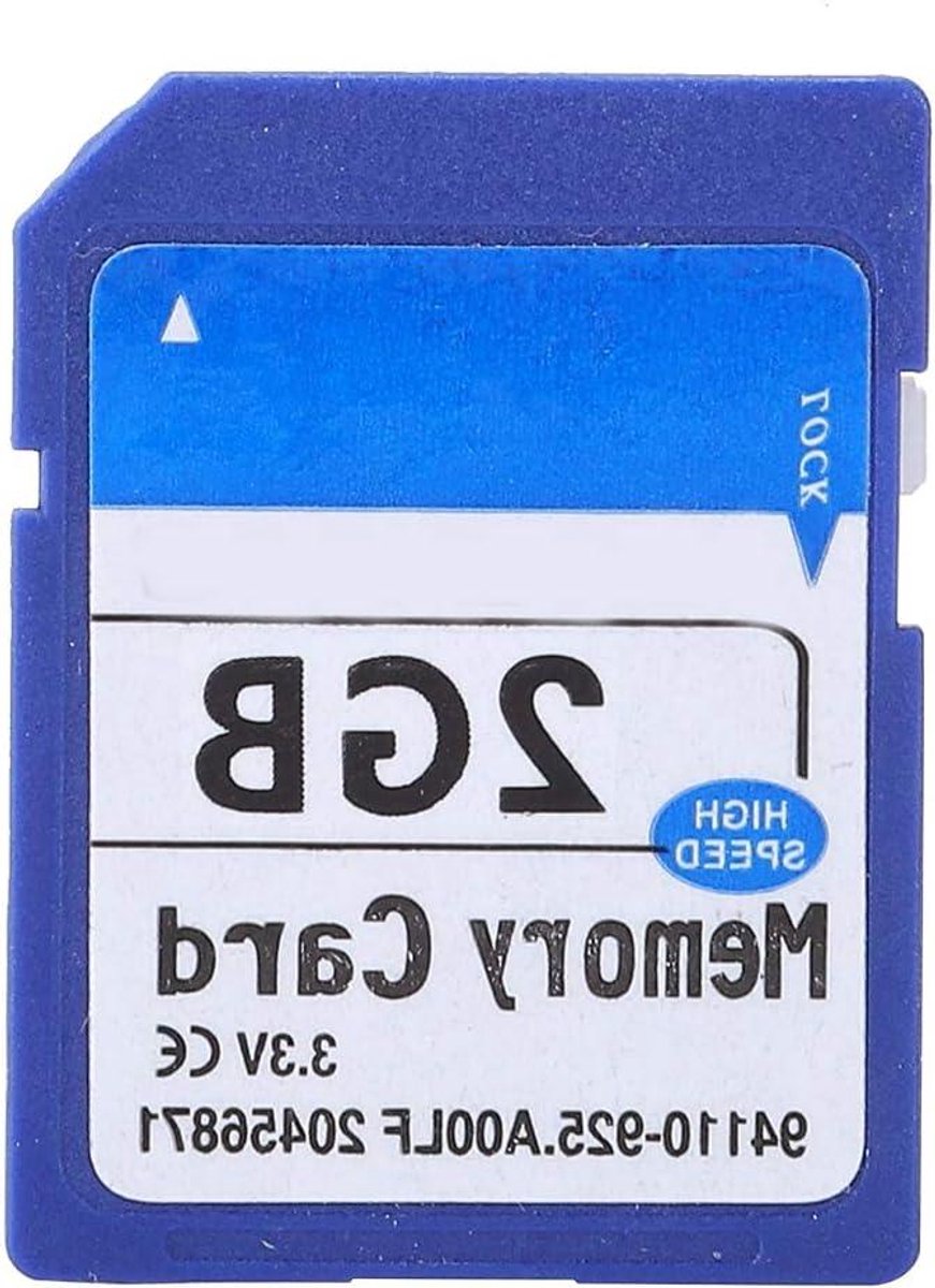 Allecto Plus - Universele hoge snelheid geheugenkaart voor camera's en speakers - 2GB - Uitbreidbaar tot 64GB