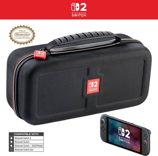 Nintendo - SWITCH 2 OFFICIAL CASE DELUXE LARGE - Zwart | bol