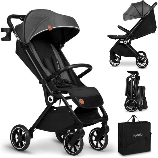 Foto: Lionelo cloe premium lichtgewicht kinderwagen vanaf 6 maanden tot 4 jaar 22 kg 360 grote wielen waterafstotende upf50 kap slaapstand rugleuning verstelbaar muskietennet bekerhouder compact buggy e nhandig opvouwbaar reflecterend