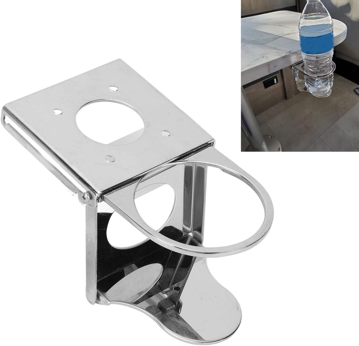Allecto Plus - Boot Bekerhouder RV Stand voor Boot Jacht Auto - Opvouwbaar & Pops Up