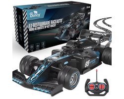 Boncy® Bestuurbare RC Auto Formule 1 - F1 Max Verstappen Raceauto - Jongens Meisje Volwassenen - Robot Speelgoed Binnen & Buiten - Afstandbestuurbaar Race Drift Car - Afstandsbestuurbaar Stuntauto Accu - Bestuurbaar Elektrisch Autos Afstandsbediening