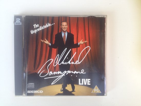THE UNPREDICTABLE MICHAEL BARRYMORE LIVE video cd cd-i