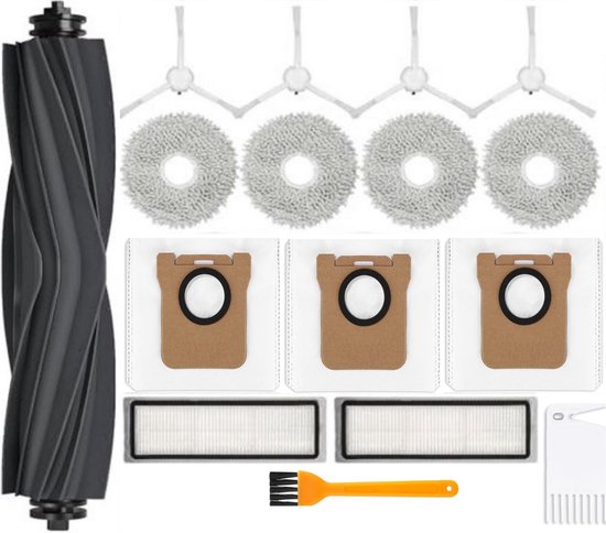 16 Sacs D’aspirateur Compatibles Dreame – Pour L10s Ultra, L20 Ultra, S10, S20, X10, Etc. – Sacs à Poussière Grande Capacité à Fermeture Automatique