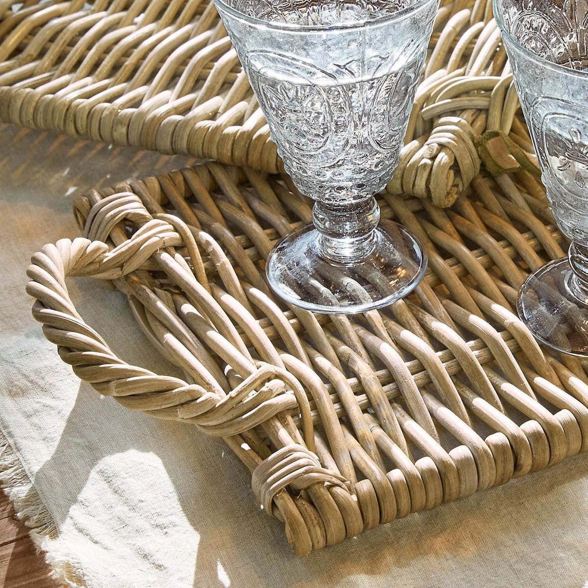 LOBERON Placemat set van 2 Allegretta bruin