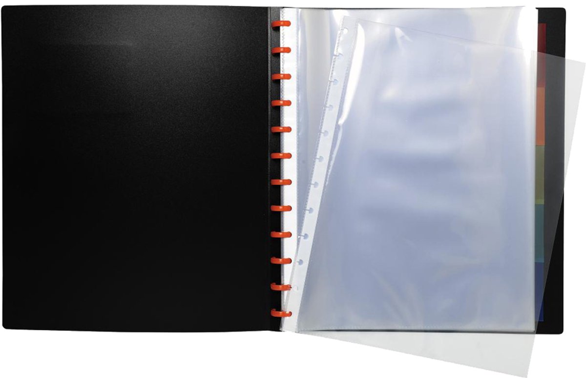 Exacompta Exactive® Showalbum Exaview - 40 tassen - 80 zichten - A4 - Zwart - 86434E