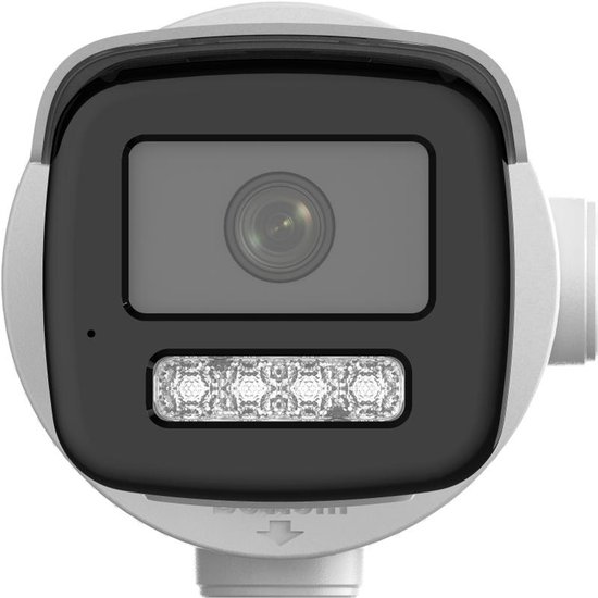 Hikvision® DS-2CD3T46G2-ISU/SL 2.8 MM H eF 4 MP AcuSense IP Strobe Light and Audible Warining Fixed Bullet Network Camera - Flits/Sirene - DarkFighter - IP67 - 120dB True WDR - Twee-weg Audio — afbeelding 2
