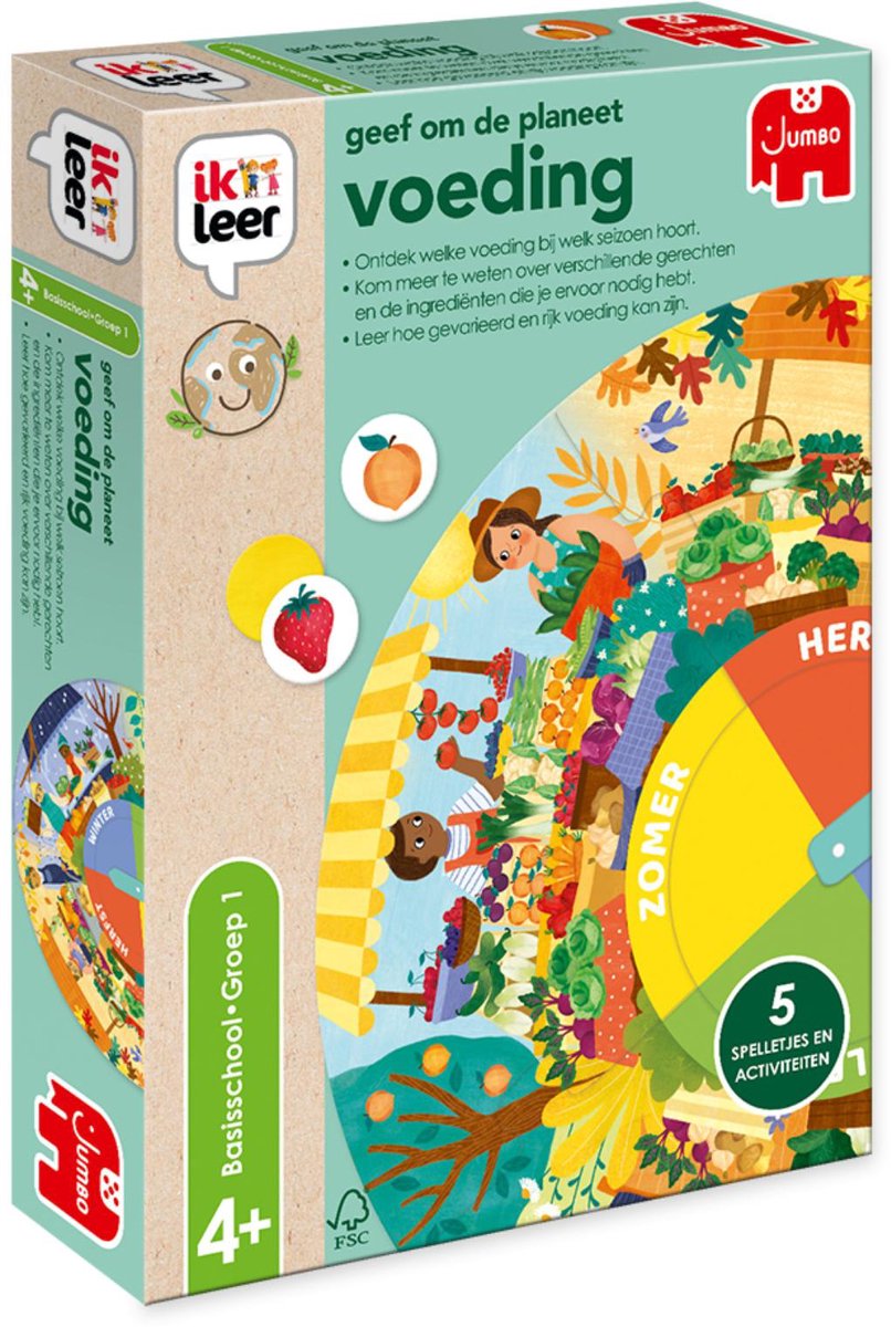 Jumbo - Ik Leer - Geef Om De Planeet - Voeding - Educatief Spel - Vanaf 4 jaar