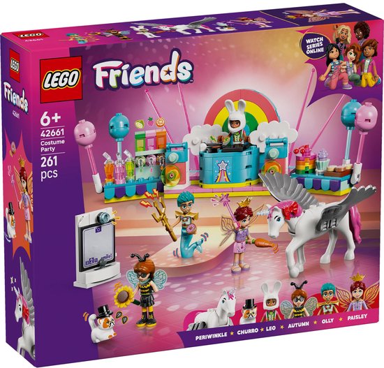 LEGO® Friends Verkleedfeestje met Eenhoorn en Fee - 42661