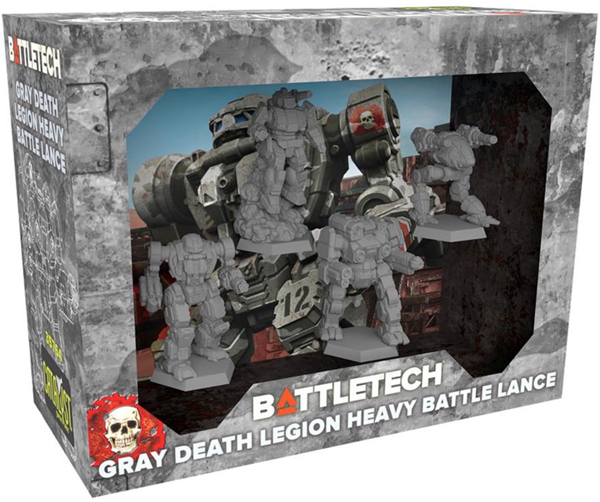 Catalyst Game Labs BattleTech: Gray Death Legion Heavy Battle Lance - Miniatures