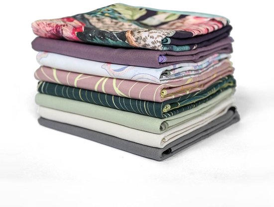 Love Generation ● Yoga Handdoek ● Tweezijdig ● Antislip ● Green Leaves van Merkloos — afbeelding 4