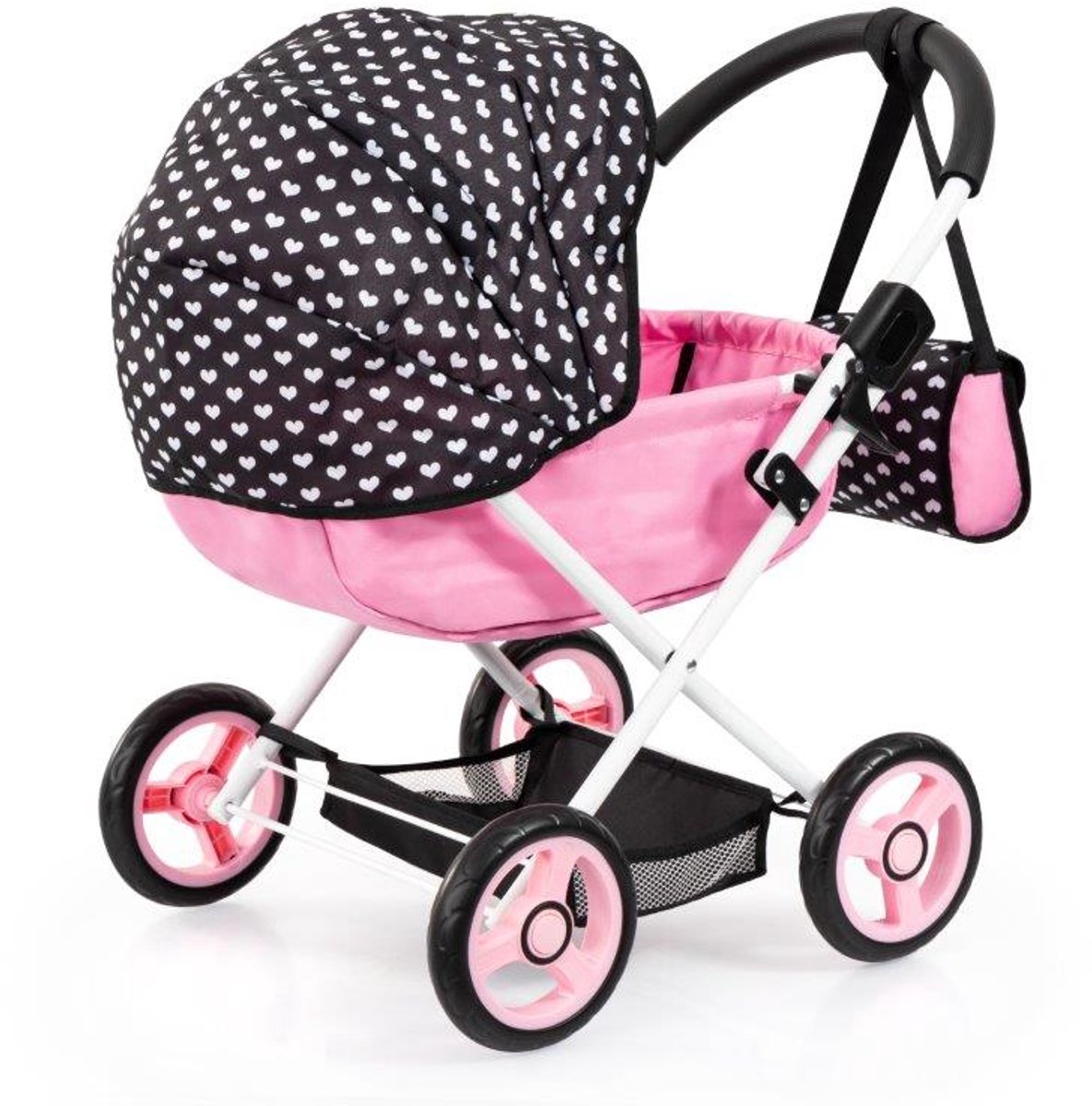 Bayer Design Poppenwagen Cosy zwart