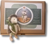 Naaldvilt pakket– Ollie de egel | Compleet vilten Nederlandstalige Instructies - DIY pakket