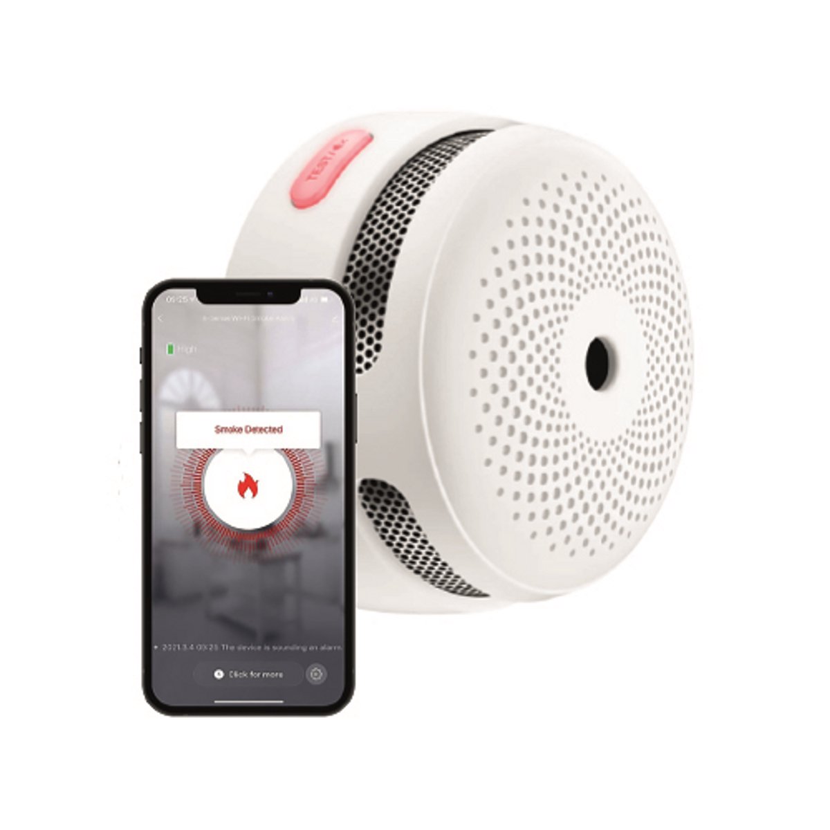 X-Sense XS01-WT - Rookmelder - Wi-Fi Connected - Vervangbare batterij - XSense