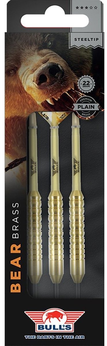 Bull's Brass Bear dartpijlen 22 gram van Bull's — afbeelding 3
