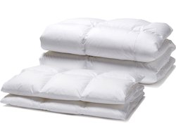 White Cloudz - Donzen dekbed Aspen - 100% Poolse ganzendons - 260 x 240 - 4-seizoenen