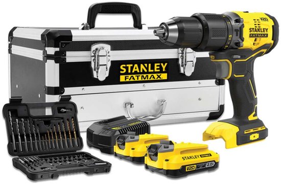 Stanley V20 Serie - Klopboormachine - 18V - 60Nm - 2x2,0Ah