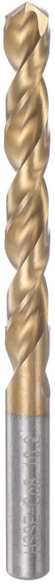 Roestvrij Staal Boor Bit 10,2 mm Titanium Gecoat HSS-E M42 - Voor Metaalbewerking