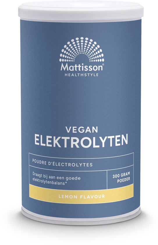 Mattisson Elektrolyten Poeder Lemon 300 g