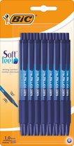 BIC Soft Feel Clic - Balpen - Klikmechanisme - Pennen - Zachte grip - Balpennen - 15 Stuks