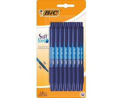 BIC Soft Feel Clic - Balpen - Klikmechanisme - Pennen - Zachte grip - Balpennen - 15 Stuks