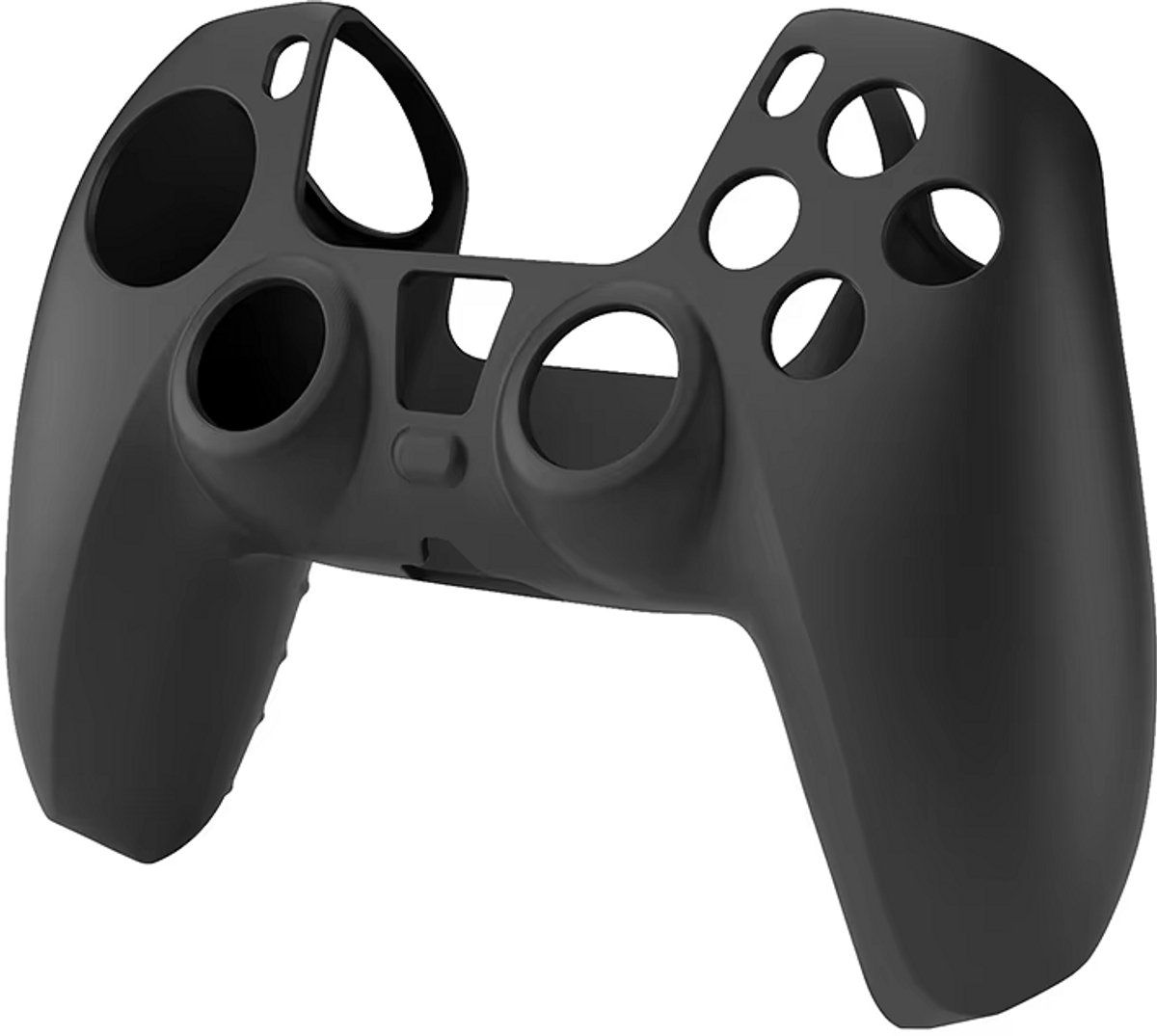 Xainy - Siliconen skin case zwart voor PS5 controller | Pro shooting games kit | Geschikt voor Sony Playstation 5 Dualsense | Game Console accessoires | Joystick faceplate cover hoesje