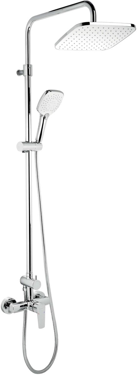 Novaservis Metalia 58 - Doucheset incl. kraan, chroom SET071/58,0