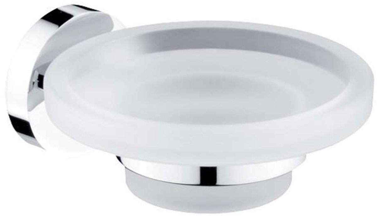 Nimco Unix - Zeepschaal, mat glas/chroom UN 13059W-26